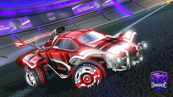 A Rocket League car design from niimso