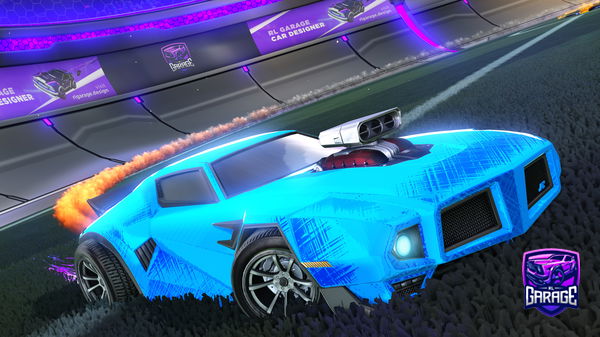 A Rocket League car design from ArtieHype