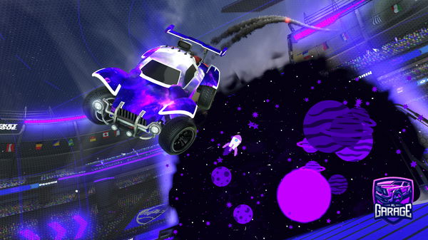 A Rocket League car design from Mxted