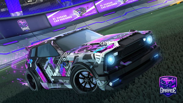 A Rocket League car design from cfeds