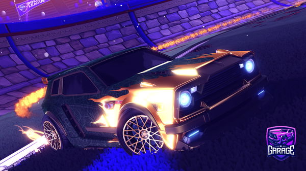 A Rocket League car design from F4_DragonMankake