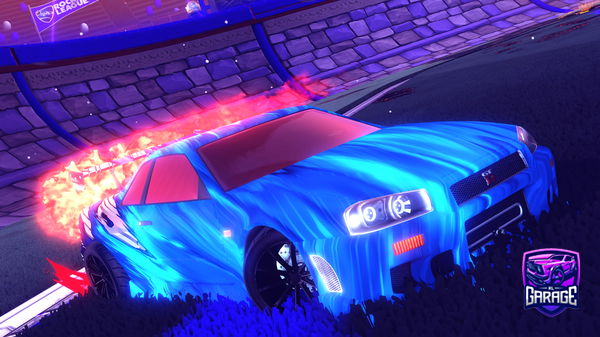 A Rocket League car design from KVNbr11