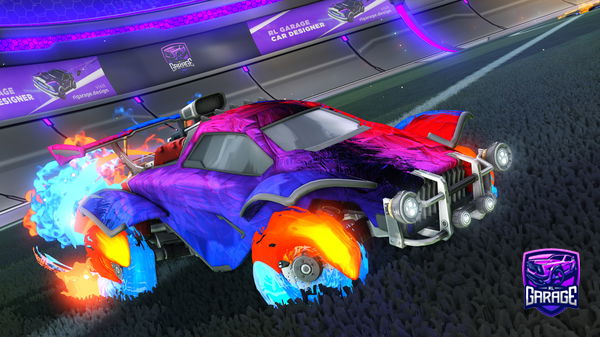 A Rocket League car design from CrazyRedTail