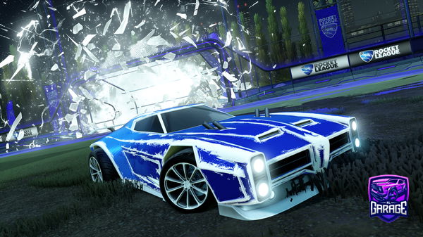 A Rocket League car design from ItzExzy