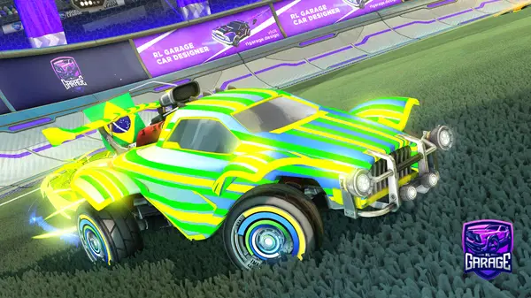 A Rocket League car design from CrspyChkn