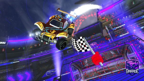 A Rocket League car design from Osthyvel