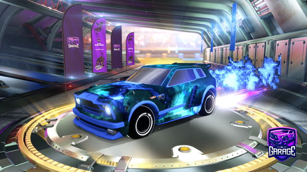 A Rocket League car design from DJRockSaul13