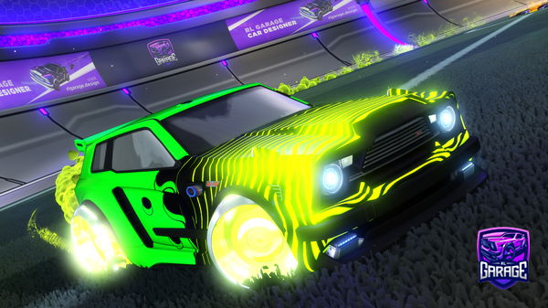 A Rocket League car design from tyty001