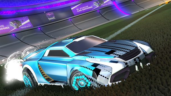 A Rocket League car design from KhiJ18