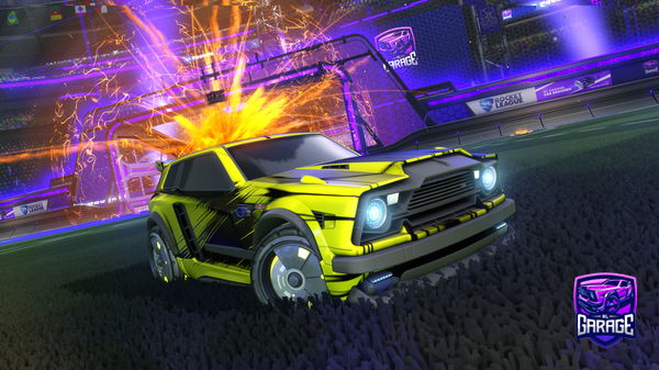 A Rocket League car design from RoWolf