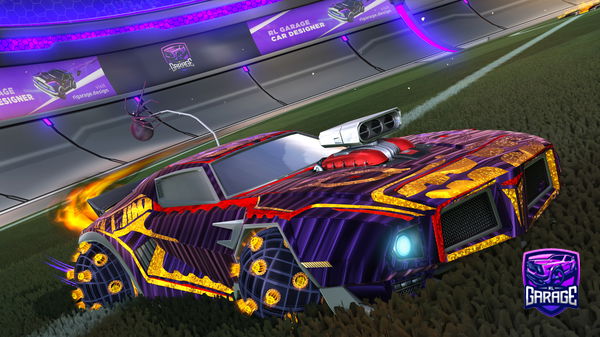 A Rocket League car design from pixl_