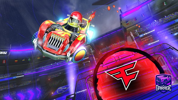 A Rocket League car design from OvertFolder5462