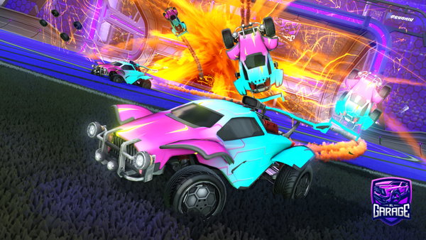 A Rocket League car design from matrik101