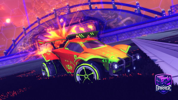 A Rocket League car design from ZebraZXY
