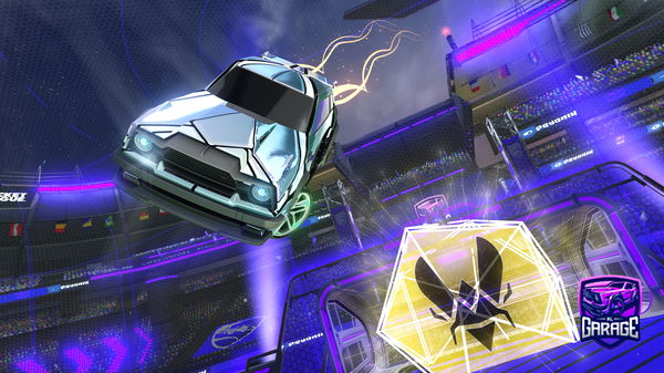 A Rocket League car design from FmxSlider360