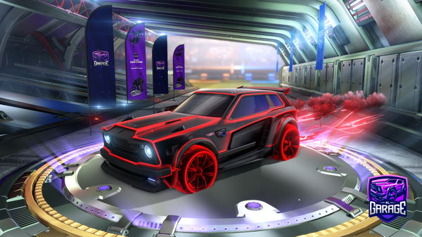 A Rocket League car design from Puffylattice948