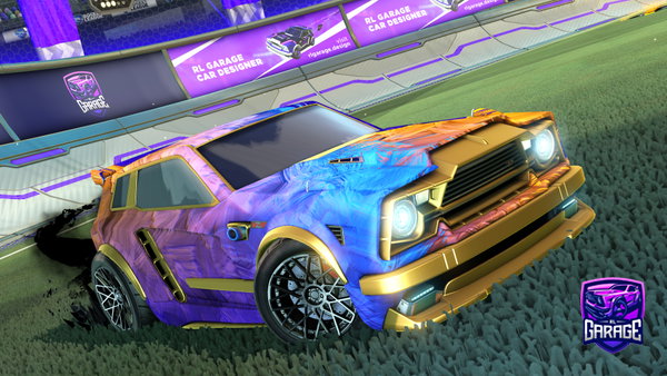 A Rocket League car design from Rambo92789
