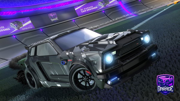 A Rocket League car design from Raspingberry327