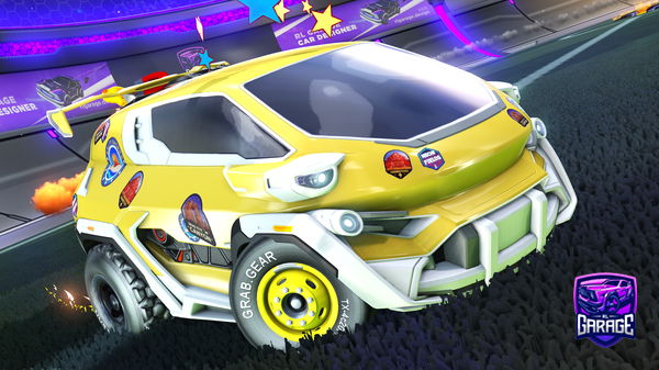 A Rocket League car design from zap88