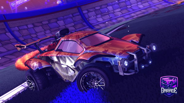 A Rocket League car design from Dqdo