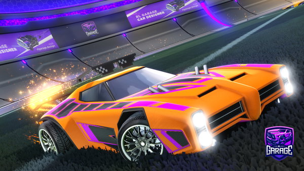 A Rocket League car design from Vojty