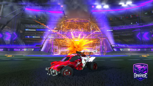 A Rocket League car design from Mateuco