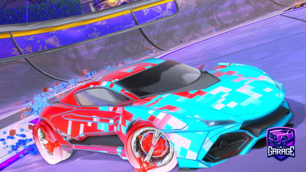 A Rocket League car design from CDAWG0528