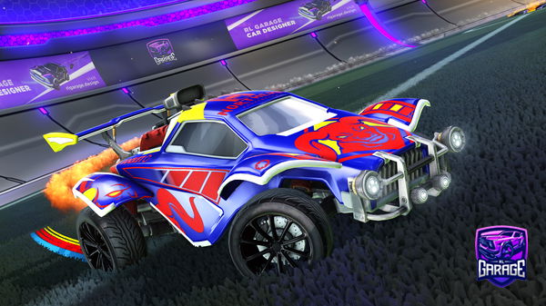 A Rocket League car design from GravityRushRaven