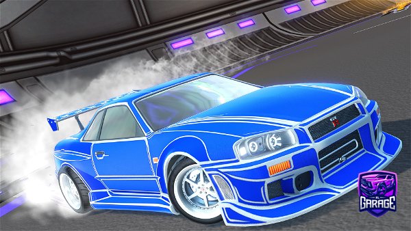 A Rocket League car design from Thicc_dadddy_boi