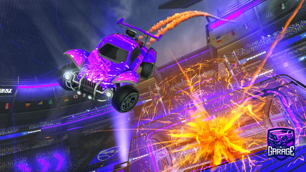 A Rocket League car design from Speedy_Saber