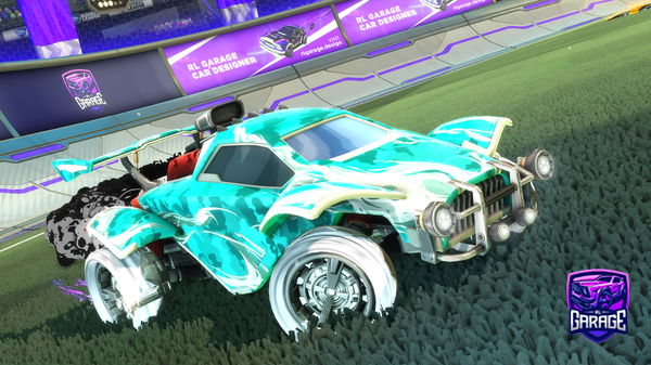 A Rocket League car design from M-_-troller