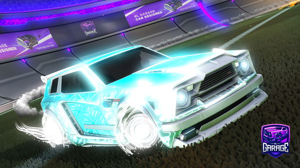 A Rocket League car design from crumblcookie