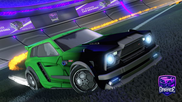 A Rocket League car design from Alasombra