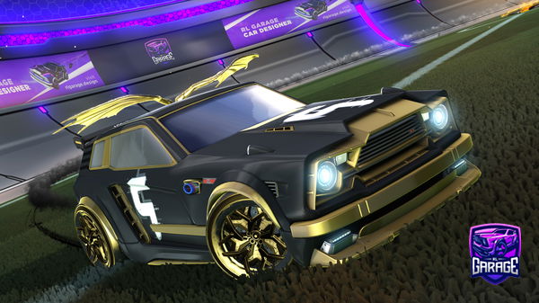 A Rocket League car design from PRGNUGGET