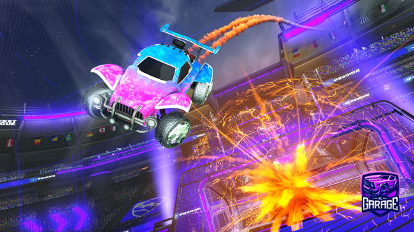 A Rocket League car design from Stixs7302