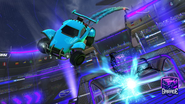 A Rocket League car design from TY1P1CALK1D