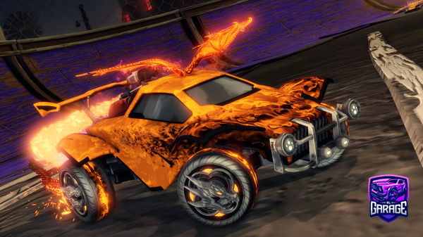 A Rocket League car design from N1GHTM4Re