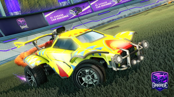 A Rocket League car design from NBOT1000