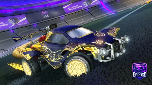A Rocket League car design from Pulsepeanut