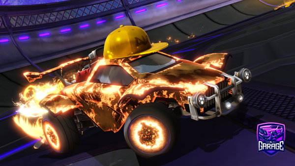 A Rocket League car design from Freedom084