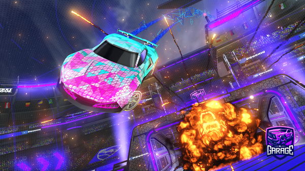 A Rocket League car design from Shadowflash