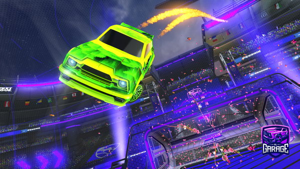 A Rocket League car design from khdougy