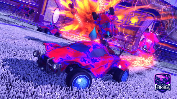 A Rocket League car design from ITSJRD900