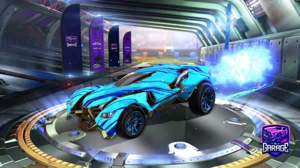 A Rocket League car design from oemblack