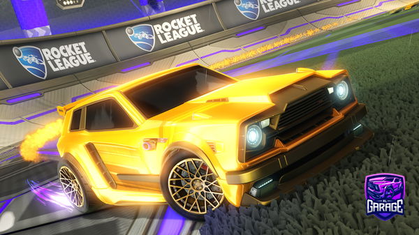 A Rocket League car design from Kuziolek