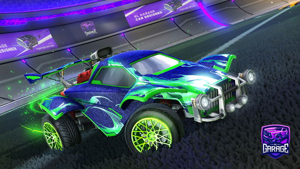 A Rocket League car design from Cloud1204