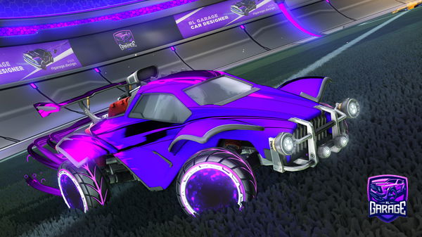 A Rocket League car design from Tesletix