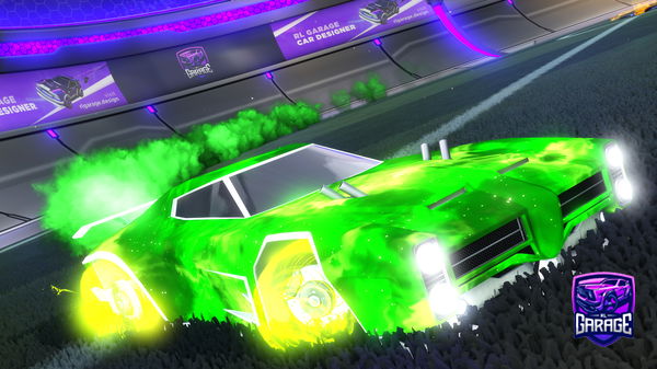 A Rocket League car design from paulluxxxx