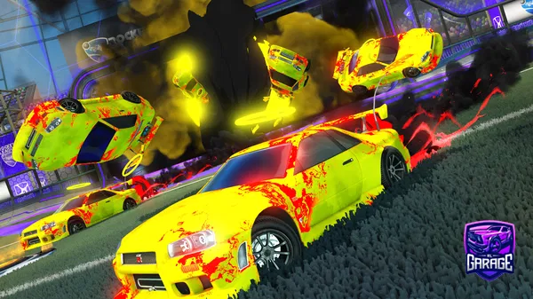 A Rocket League car design from Tiger_009_