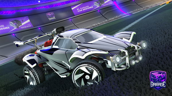 A Rocket League car design from XxDuphyxX